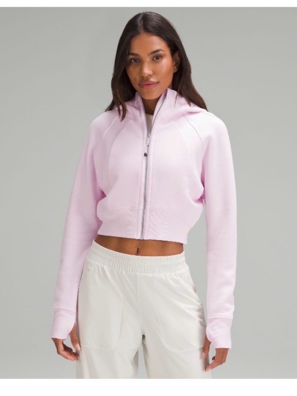Cropped scuba hoodie lululemon